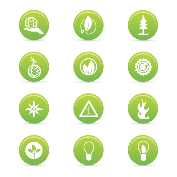 Iconos de sostenibilidad — Vector de stock