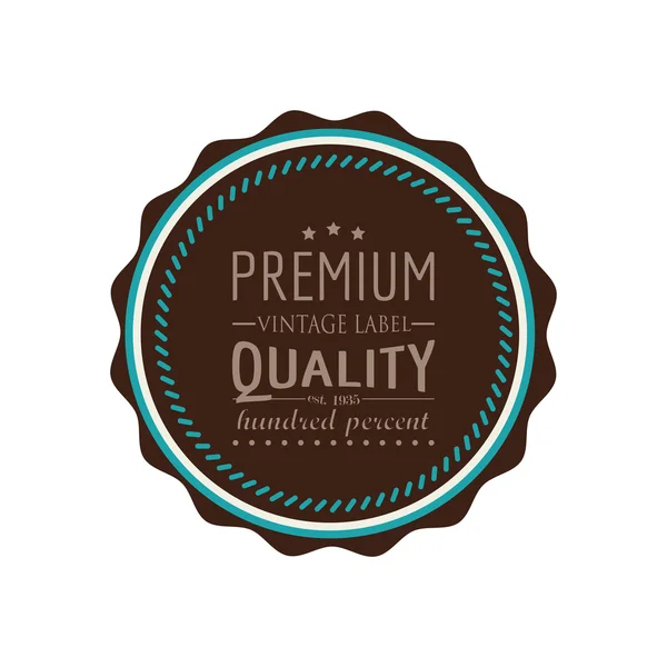 Premium label — Stock Vector