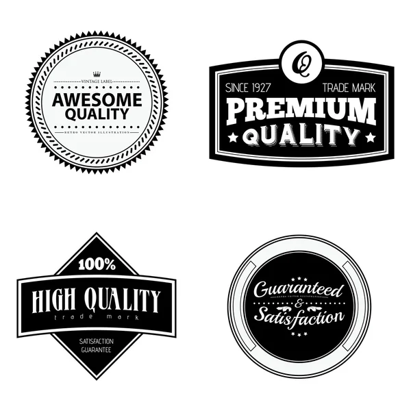 Premium labels — Stock Vector