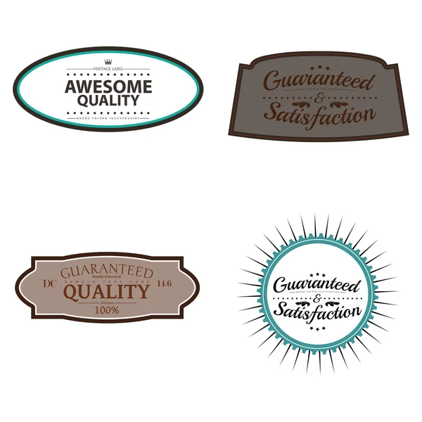 Premium labels — Stock Vector