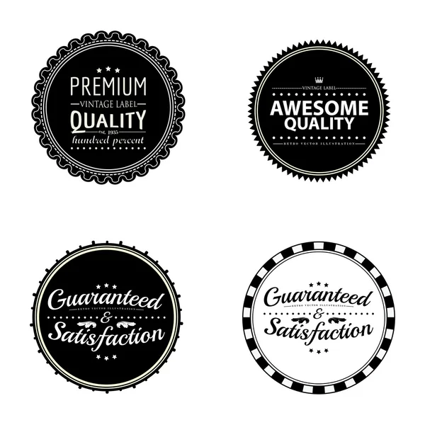 Premium labels — Stock Vector