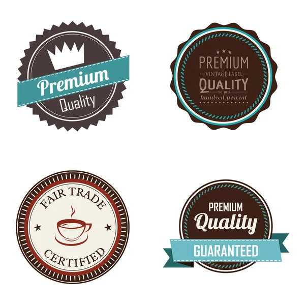 Premium labels — Stock Vector