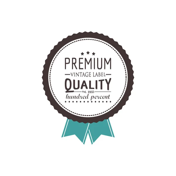 Premium label — Stock Vector