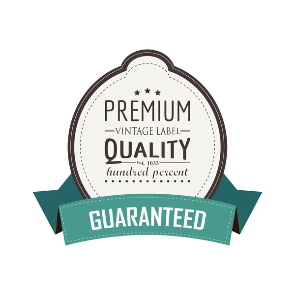 Premium etikett — Stock vektor