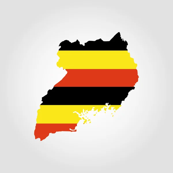 Uganda — Stok Vektör