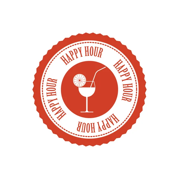 Happy hour logo Vector Art Stock Images Depositphotos