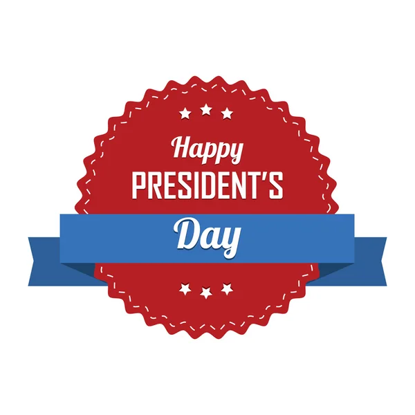 President's day label — Stock Vector