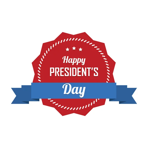 President's day label — Stock Vector