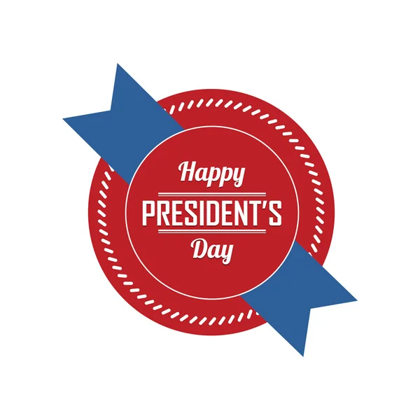 President's day label — Stock Vector