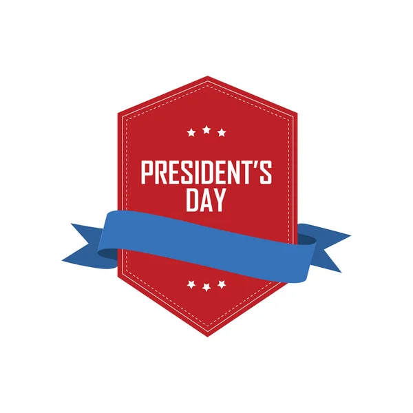 President's day label — Stock Vector