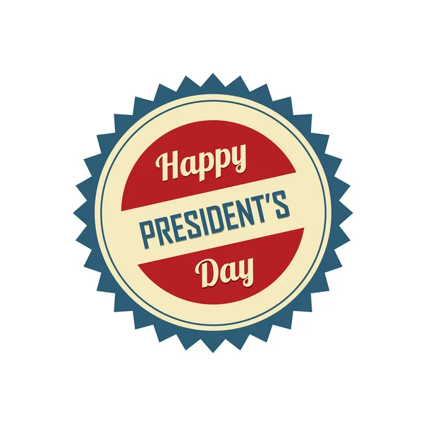 President's day label — Stock Vector