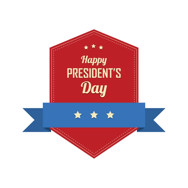 President's day label — Stock Vector