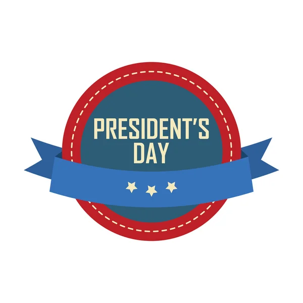 President's day label — Stock Vector