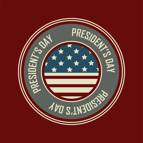 Ετικέτα ημέρα του Προέδρου — Διανυσματικό Αρχείο