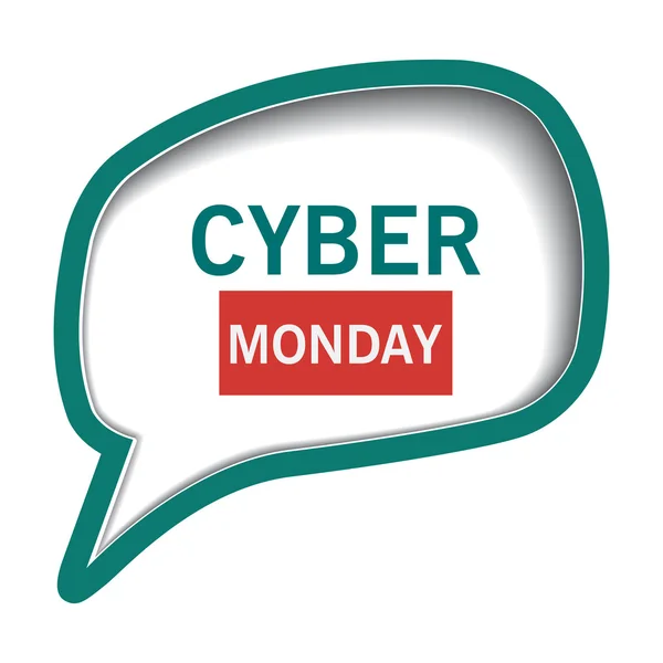 Кибер понедельник — стоковый вектор
