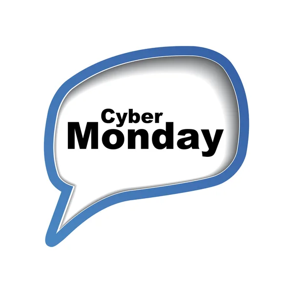 Кибер понедельник — стоковый вектор