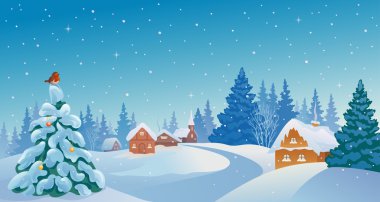 Download Christmas Village Premium Vector Download For Commercial Use Format Eps Cdr Ai Svg Vector Illustration Graphic Art Design Yellowimages Mockups