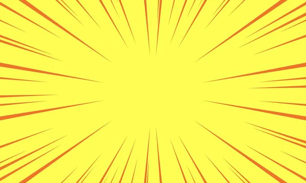 Comic Pop Art Pop Art Star Burst Yellow Background Vector — Διανυσματικό Αρχείο