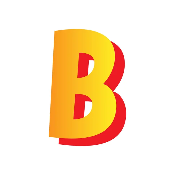 字母B 具有透明背景的滑稽字体 Png文件 — 图库照片