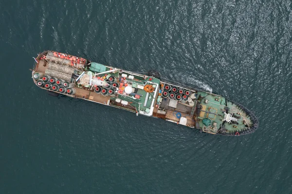Slavianka Primorsky Kray Rosja Maja 2020 Statek Rybacki Płynie Morza — Zdjęcie stockowe