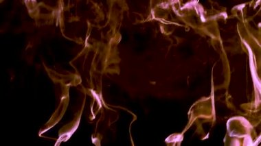 Renkli duman yavaş çekimde ve yakın çekimde çekilir..