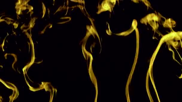 Llama Del Fuego Filma Cámara Lenta Cerca — Vídeo de stock