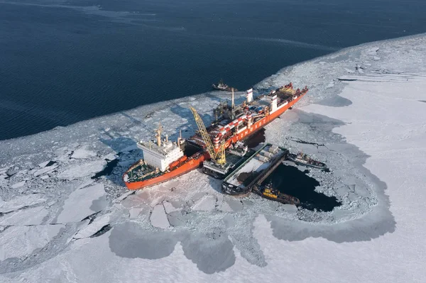 Nükleer enerjili kuru kargo gemisi Sevmorput Vladivostok 'ta.