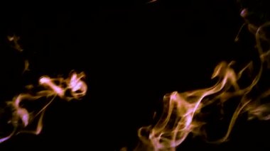 Renkli duman yavaş çekimde ve yakın çekimde çekilir..