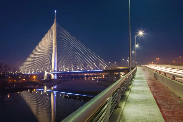 Größte Brücke mit einem Pylon — Stockfoto