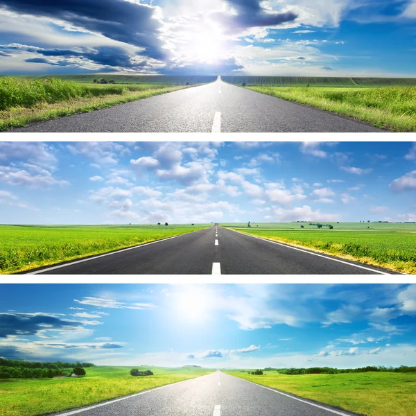 o üç ayarlamak bahar yollar için afiş