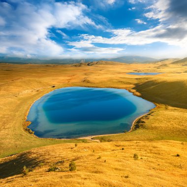 Yayla peyzaj durmitor Milli Parkı - Karadağ