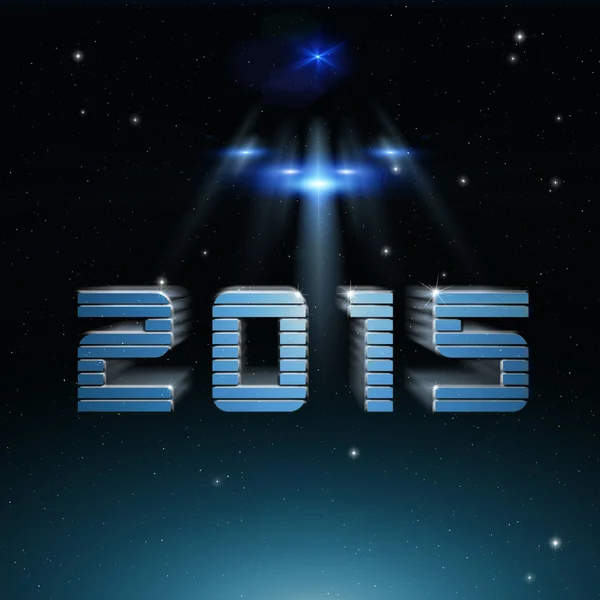 Galaxia espacial futurista hacia adelante a 2015 — Foto de Stock