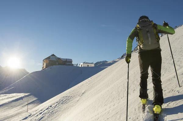 Ski Randonnée pédestre — Photo