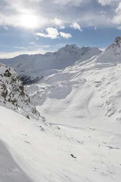Paisaje de invierno Tirol del Sur —  Fotos de Stock