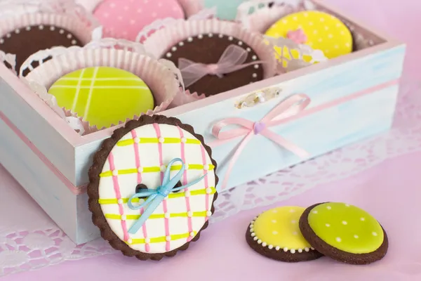 Biscoitos caseiros de chocolate — Fotografia de Stock