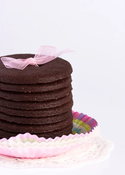 Biscoitos caseiros de chocolate — Fotografia de Stock