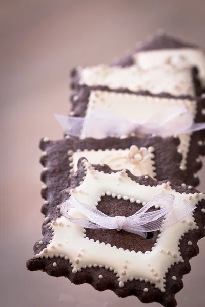 Zelfgemaakte chocoladekoekjes — Stockfoto