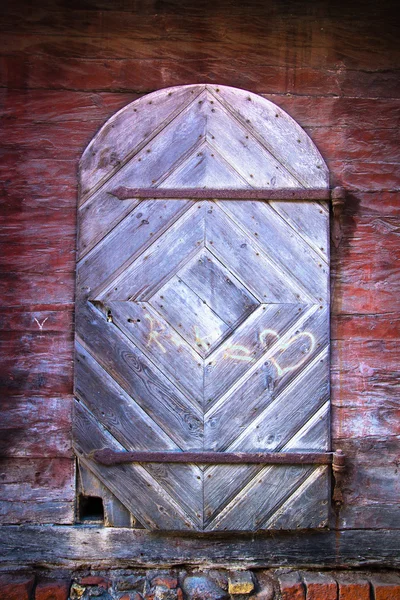 Porta de madeira velha — Fotografia de Stock