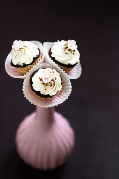 Bouquet of little cupcakes. — Stock Photo, Image
