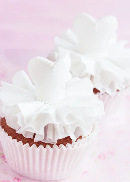 Cupcakes für die Hochzeit — Stockfoto
