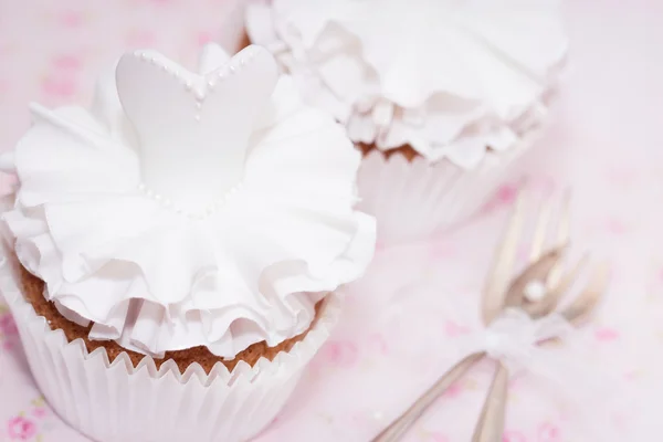 Cupcakes für die Hochzeit — Stockfoto