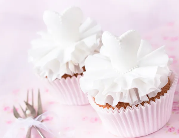 Cupcakes för bröllop — Stockfoto