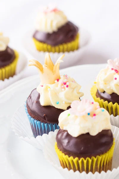 Princess cupcakes — Stockfoto