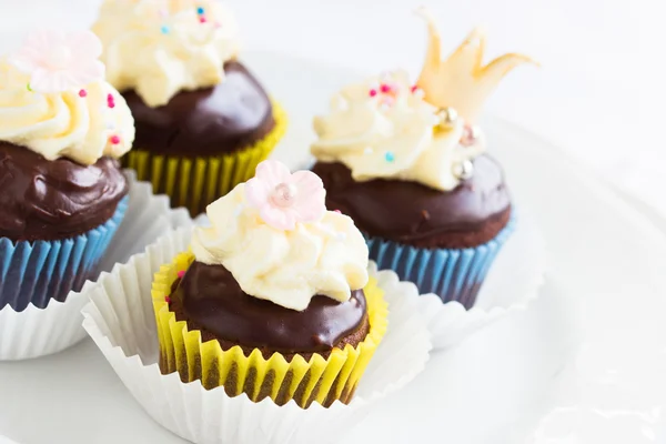 Princesa cupcakes — Fotografia de Stock