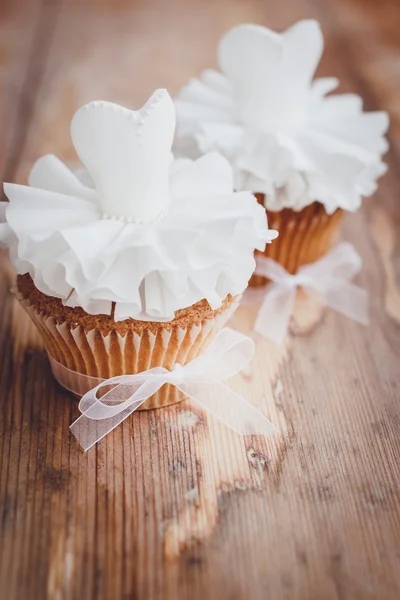 Cupcakes för bröllop — Stockfoto