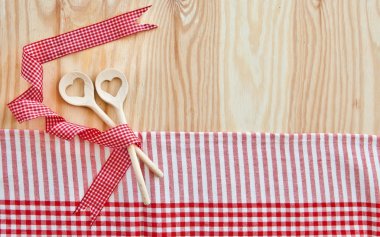 ahşap yemek kaşığı ile arka plan