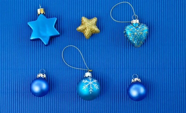 Background with christmas ornaments — Stock Photo, Image