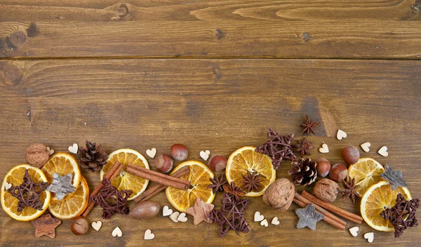 Rustic background for christmas — Stock Photo, Image