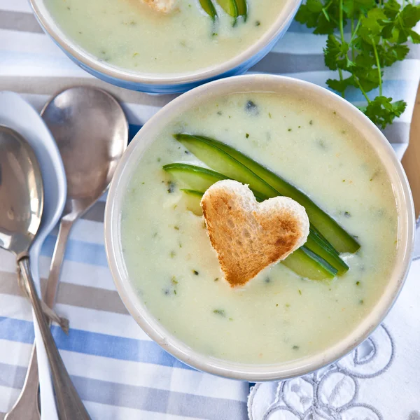 Sopa de legumes cremosa — Fotografia de Stock