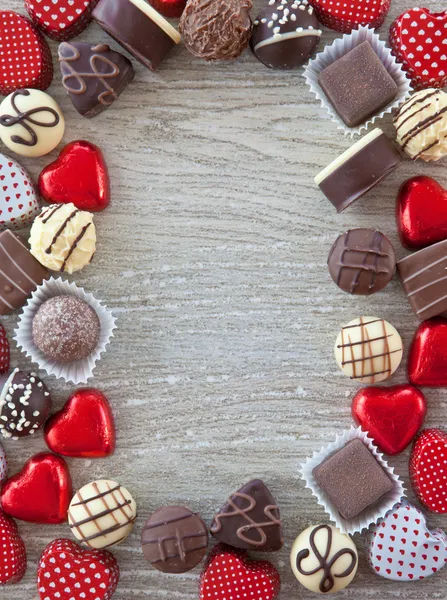 Variedad de Chocolates — Foto de Stock